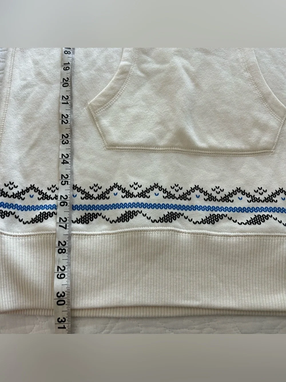 Ralph Lauren Essex Cream Fair Isle Hoodie Tunic Dress Girls Size L Classic NWT